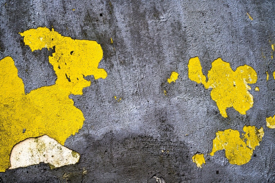 oprýskané kecání